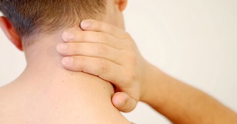 Neck pain with cervical osteochondrosis